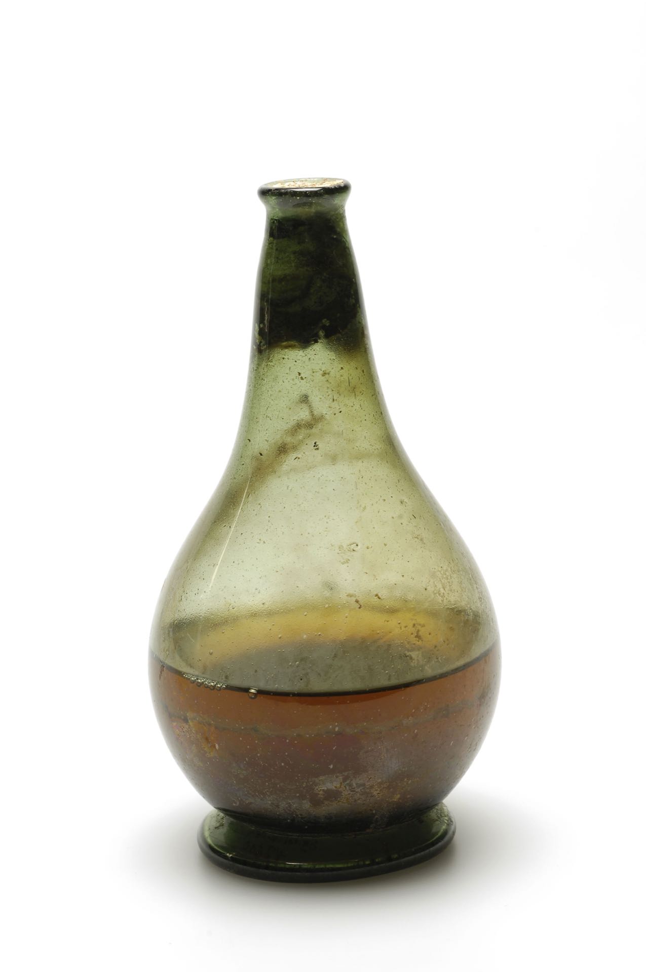 Fiole de verre piriforme, Alsace (France)