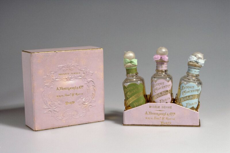 Présentoir à flacons déposé par Bourjois, Paris, France, fin du 19e siècle